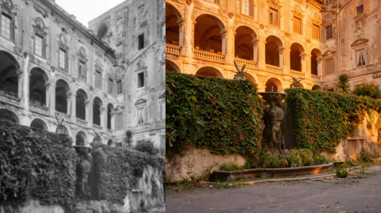 Palazzo Ginnetti era un magnifico edificio barocco a Velletri, costruito dal Cardinale Marzio Ginnetti e progettato da Martino Longhi il Giovane, famoso per la sua monumentale scala decorata da Paolo Naldini. Distrutto in gran parte dai bombardamenti del 1944, il palazzo fu demolito nel 1955 e al suo posto furono costruiti due edifici moderni che oggi prendono il nome di Palazzo Ginnetti, sebbene non ne ereditino la bellezza architettonica. Storia e caratteristiche del palazzo originale Progetto: Fu commissionato dal Cardinale Marzio Ginnetti (1585-1671) e progettato da Martino Longhi il Giovane. Scala monumentale: L'elemento più celebre era la scala monumentale, paragonata per bellezza a quella di Caserta, decorata con stucchi di Paolo Naldini, un artista molto apprezzato da Bernini. Decorazioni: L'interno era arricchito da statue, stucchi e pitture, rendendolo un capolavoro dell'architettura barocca. Terrazza: L'edificio era parte di un complesso più ampio che includeva un'ampia terrazza panoramica, oggi diventata un parco pubblico. La distruzione e la ricostruzione attuale Danneggiamento: I bombardamenti alleati del gennaio 1944 danneggiarono gravemente il palazzo e la sua scala. Demolizione: Nonostante un progetto di restauro approvato nel 1945, il palazzo non fu mai recuperato a causa dell'incuria e degli interessi dei proprietari. Fu demolito nel 1955. Edifici moderni: Al suo posto, nel 1961, furono costruiti due edifici moderni collegati da una galleria. Questi edifici hanno ereditato il nome di Palazzo Ginnetti, ma non la struttura originaria. #velletri #castelliromani #palazzoginnetti #roma"