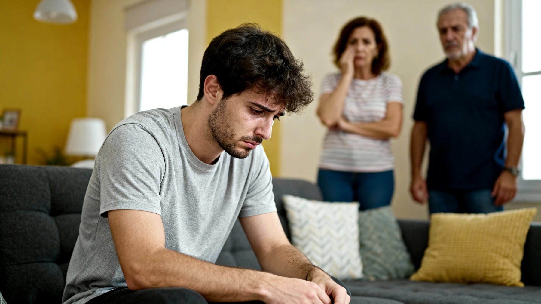 Genitori preoccupati perché il figlio giovane adulto mostra scarsa fiducia in se stesso, evita opportunità professionali o sociali per paura di fallire, si svaluta continuamente e fatica a prendere decisioni autonome nonostante l'età adulta"