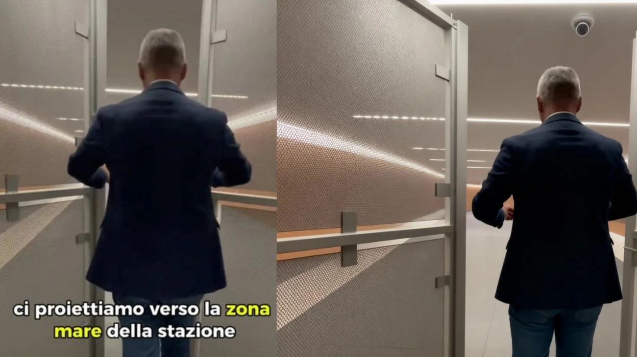 Ecco il nuovo sottopasso della stazione centrale di Rimini, che da oggi si apre verso la zona mare 🚉🌊"