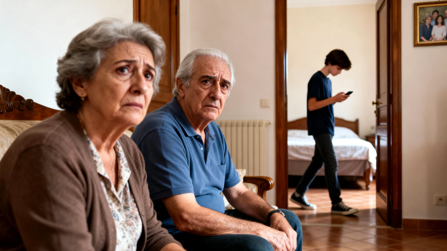 I nonni faticano a comunicare con i nipoti adolescenti che sembrano chiusi, rispondono a monosillabi e passano molto tempo isolati in camera loro, creando un muro generazionale difficile da superare"