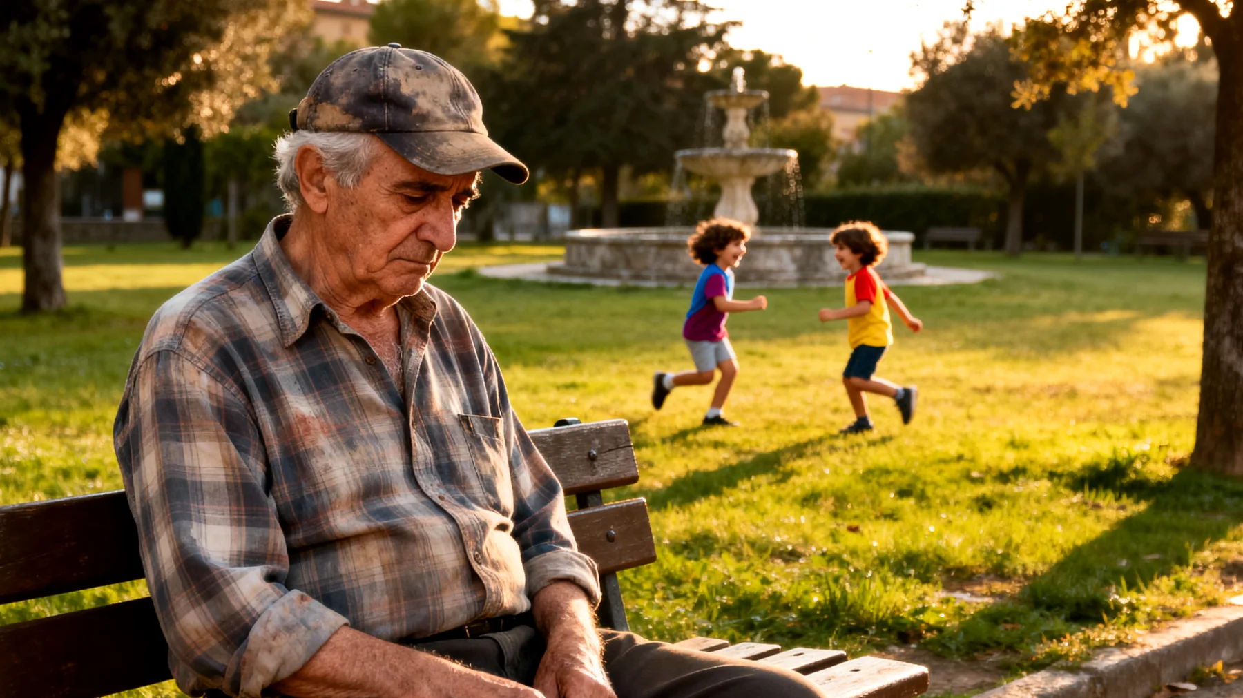 Il nonno si sente escluso e preoccupato perché i nipoti bambini mostrano una crescente indipendenza emotiva, preferendo giocare da soli o con i coetanei piuttosto che cercare il suo affetto e la sua compagnia come facevano prima"