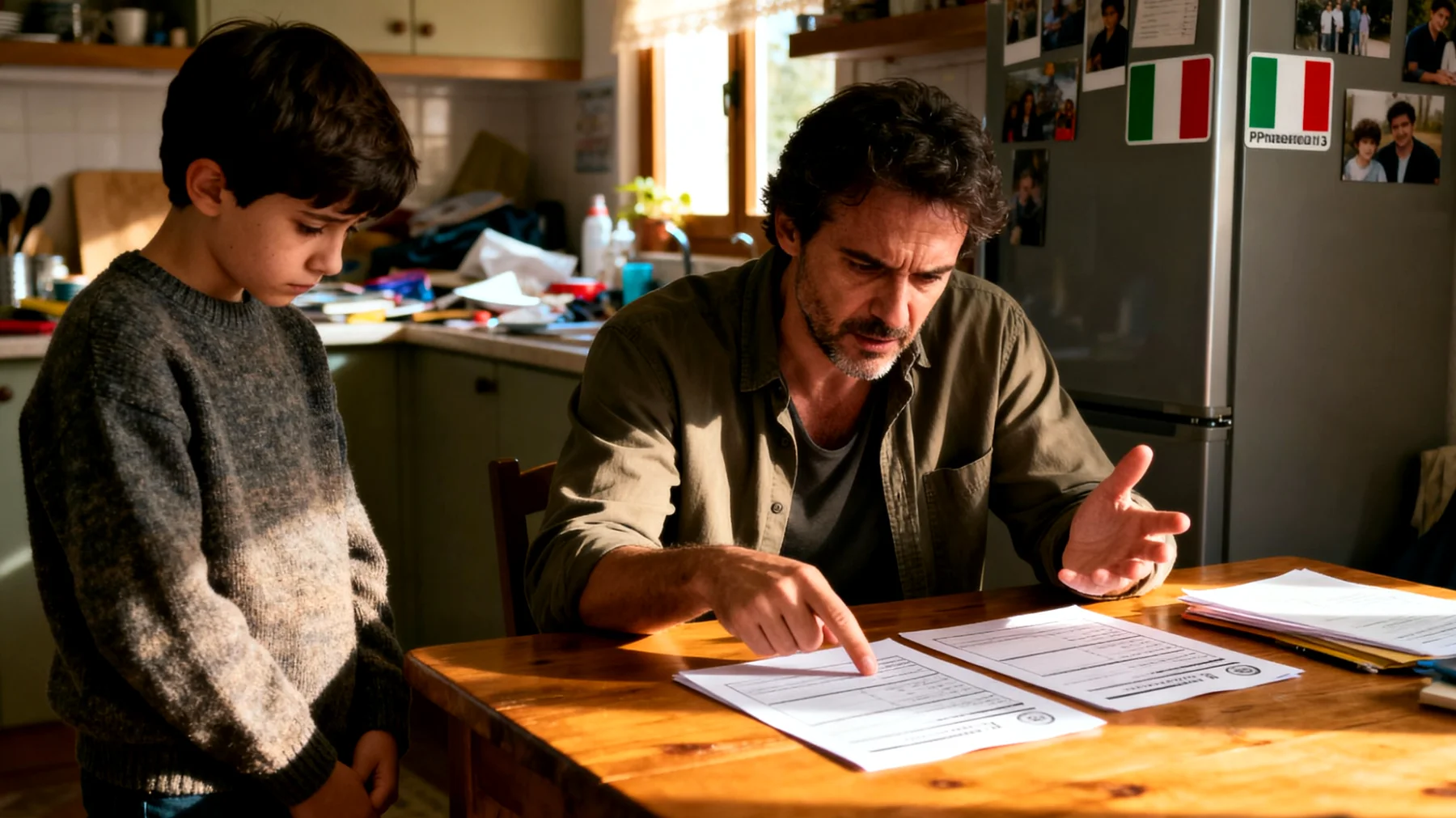 Il papà esercita pressioni eccessive sui bambini riguardo alle prestazioni scolastiche, sportive o alle aspettative di comportamento, creando ansia e timore di deludere, con conseguente impatto negativo sull'autostima e sulla serenità del rapporto padre-figli."