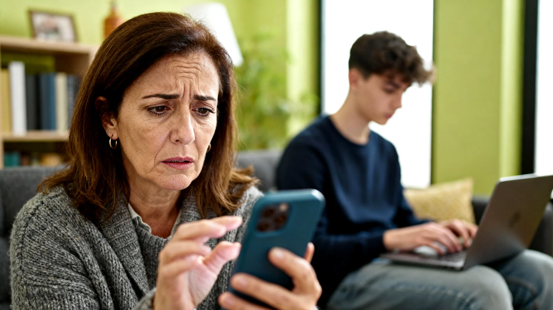 I genitori faticano a monitorare e gestire l'uso dei social media da parte dei loro figli giovani adulti, che condividono contenuti rischiosi, interagiscono con sconosciuti o mostrano comportamenti online inappropriati, generando preoccupazione per la loro sicurezza digitale e reputazione futura"